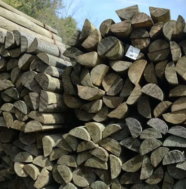 wooden stakes